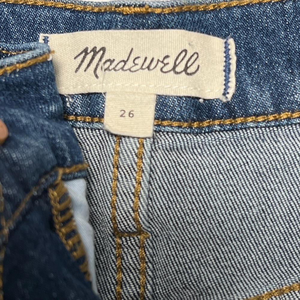 Madewell | Raw Hem Jean Shorts Sz 26 - Picture 6 of 6